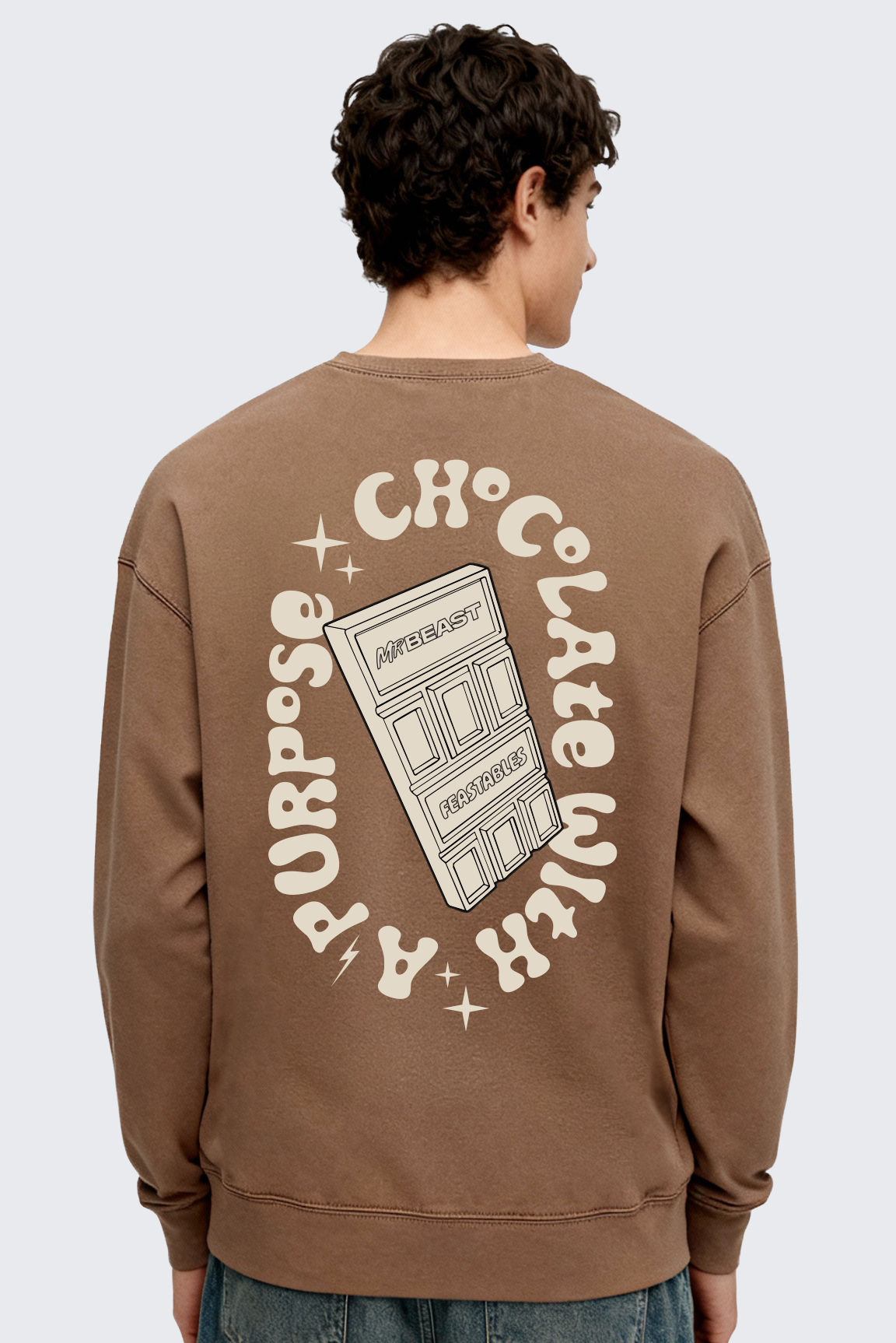 Feastables Retro Crew - Vintage Brown