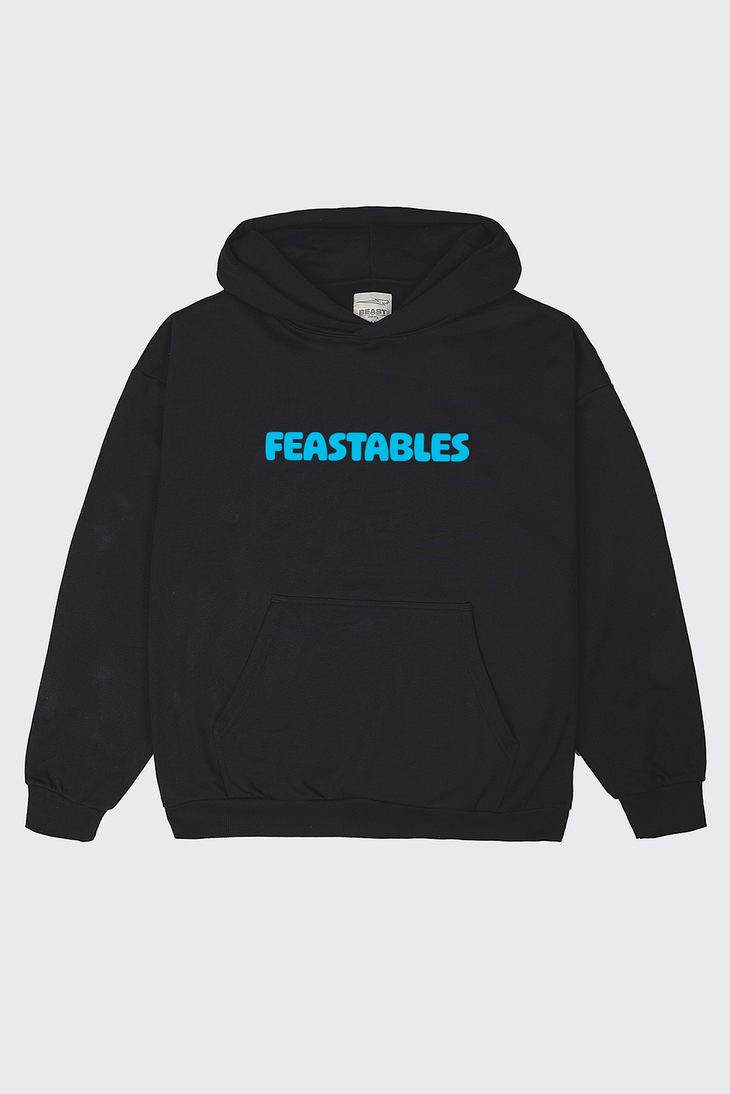 Feastables Retro Hoodie - Black