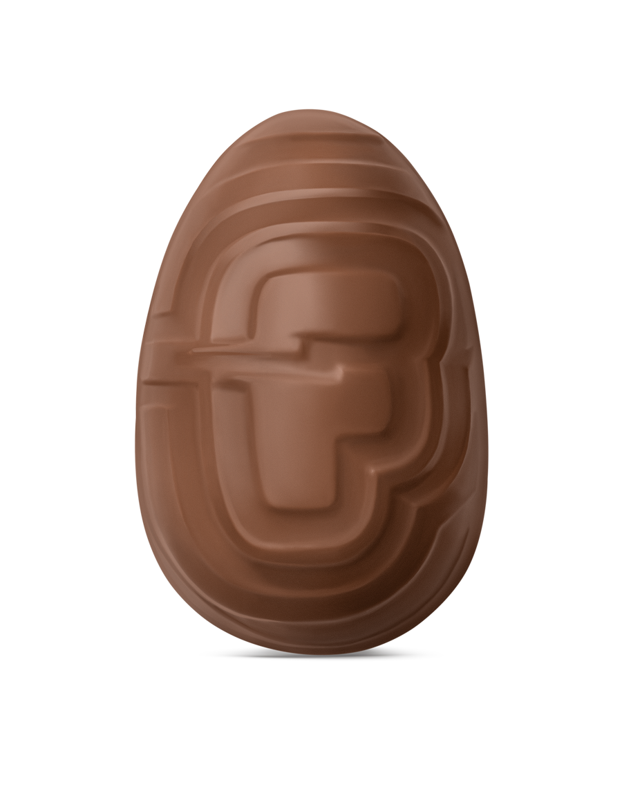 Creamy Peanut Butter Easter Egg