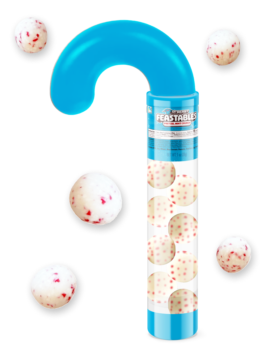 Pretzel Mint Crunch Cane