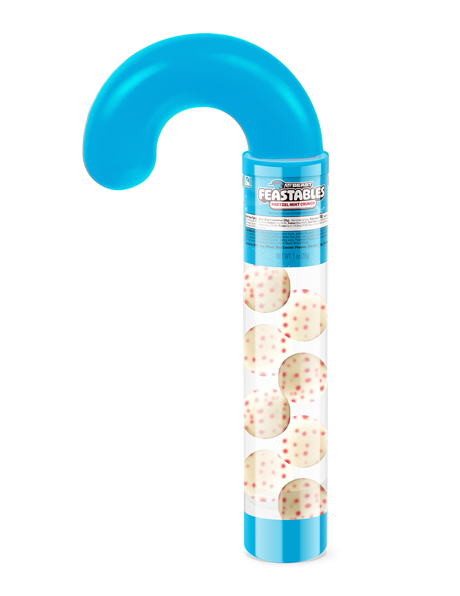 Pretzel Mint Crunch Cane
